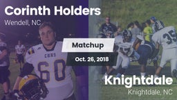 Matchup: Corinth Holders vs. Knightdale  2018