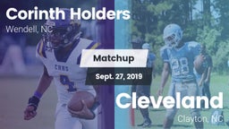 Matchup: Corinth Holders vs. Cleveland  2019