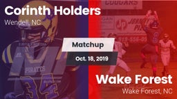 Matchup: Corinth Holders vs. Wake Forest  2019