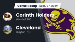 Recap: Corinth Holders  vs. Cleveland  2019