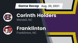 Recap: Corinth Holders  vs. Franklinton  2021