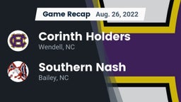 Recap: Corinth Holders  vs. Southern Nash  2022