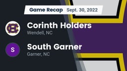 Recap: Corinth Holders  vs. South Garner  2022