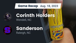 Recap: Corinth Holders  vs. Sanderson  2023