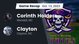 Recap: Corinth Holders  vs. Clayton  2023