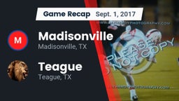 Recap: Madisonville  vs. Teague  2017