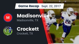 Recap: Madisonville  vs. Crockett  2017