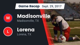 Recap: Madisonville  vs. Lorena  2017