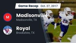 Recap: Madisonville  vs. Royal  2017