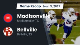 Recap: Madisonville  vs. Bellville  2017