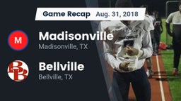 Recap: Madisonville  vs. Bellville  2018