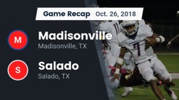 Recap: Madisonville  vs. Salado   2018