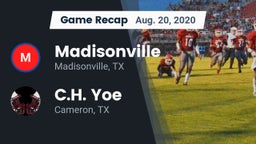 Recap: Madisonville  vs. C.H. Yoe  2020
