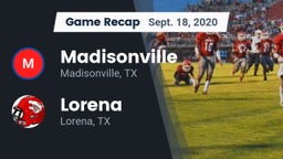 Recap: Madisonville  vs. Lorena  2020