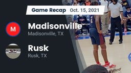 Recap: Madisonville  vs. Rusk  2021