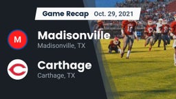 Recap: Madisonville  vs. Carthage  2021
