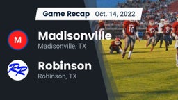 Recap: Madisonville  vs. Robinson  2022