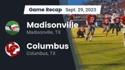Recap: Madisonville  vs. Columbus  2023