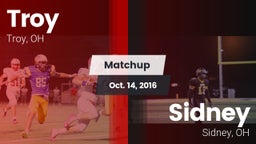 Matchup: Troy  vs. Sidney  2016