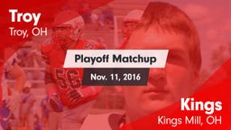 Matchup: Troy  vs. Kings  2016