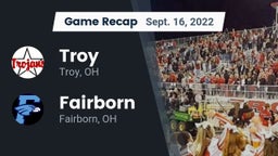 Recap: Troy  vs. Fairborn 2022