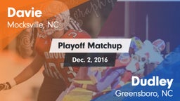 Matchup: Davie  vs. Dudley  2016