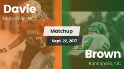 Matchup: Davie  vs. Brown  2017