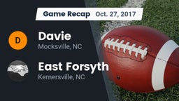 Recap: Davie  vs. East Forsyth  2017