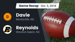 Recap: Davie  vs. Reynolds  2018