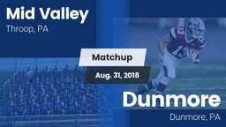 Matchup: Mid Valley High vs. Dunmore  2018