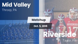 Matchup: Mid Valley High vs. Riverside  2018
