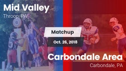 Matchup: Mid Valley High vs. Carbondale Area  2018