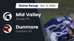 Recap: Mid Valley  vs. Dunmore  2020