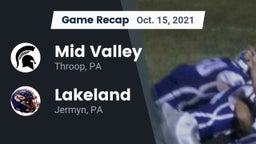 Recap: Mid Valley  vs. Lakeland  2021