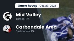 Recap: Mid Valley  vs. Carbondale Area  2021