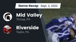 Recap: Mid Valley  vs. Riverside  2022