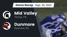 Recap: Mid Valley  vs. Dunmore  2022
