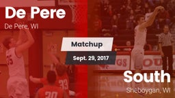 Matchup: De Pere  vs. South  2017