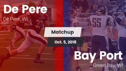 Matchup: De Pere  vs. Bay Port  2018