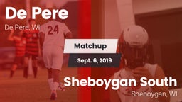 Matchup: De Pere  vs. Sheboygan South  2019