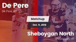 Matchup: De Pere  vs. Sheboygan North  2019