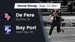 Recap: De Pere  vs. Bay Port  2021