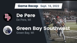 Recap: De Pere  vs. Green Bay Southwest  2022