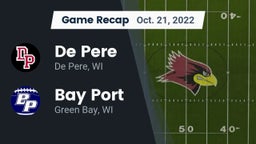 Recap: De Pere  vs. Bay Port  2022