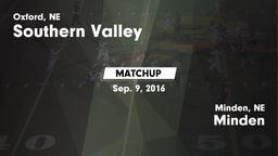 Matchup: Southern Valley vs. Minden  2016