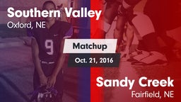 Matchup: Southern Valley vs. Sandy Creek  2016