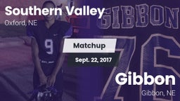 Matchup: Southern Valley vs. Gibbon  2017