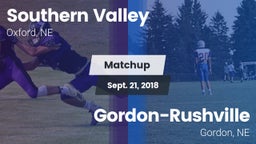 Matchup: Southern Valley vs. Gordon-Rushville  2018