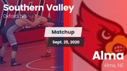 Matchup: Southern Valley vs. Alma  2020