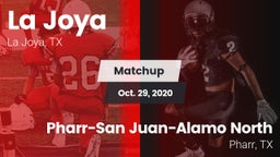 Matchup: La Joya  vs. Pharr-San Juan-Alamo North  2020